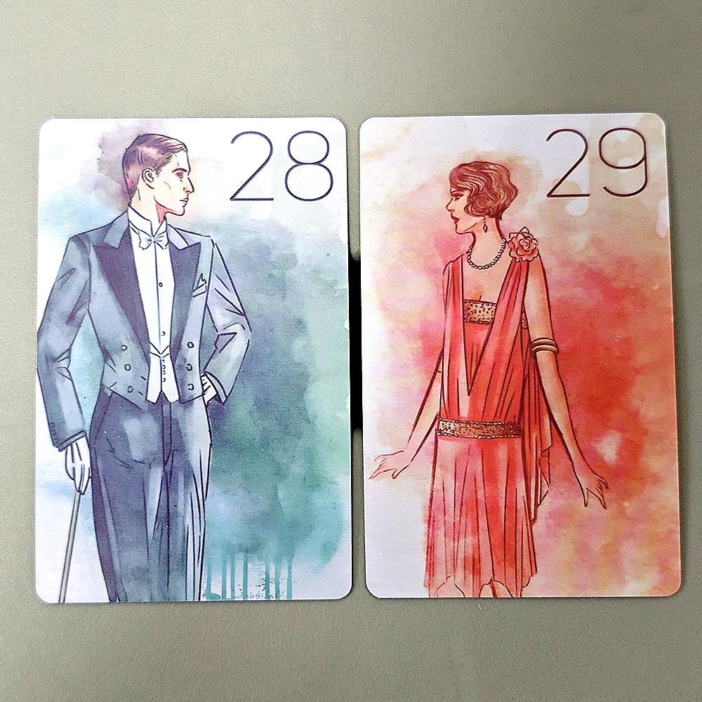 Innocent Secrets Lenormand 9*6cm 36 Pcs Cards Soft and Gentle Coloring Created with Delicate and Flowing Nature of Watercolors