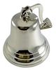 Brass Nautical Cowbells Brass Bell Church Bells Nautical Antiques Ships Bell Navy Clock (Chrome Plated, 7 Inches) Chrome UZO-Z5A-S49