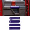 Purple 4X Interior Side Door Handle Decor Cover Trim Kit For Ford F150 2015-