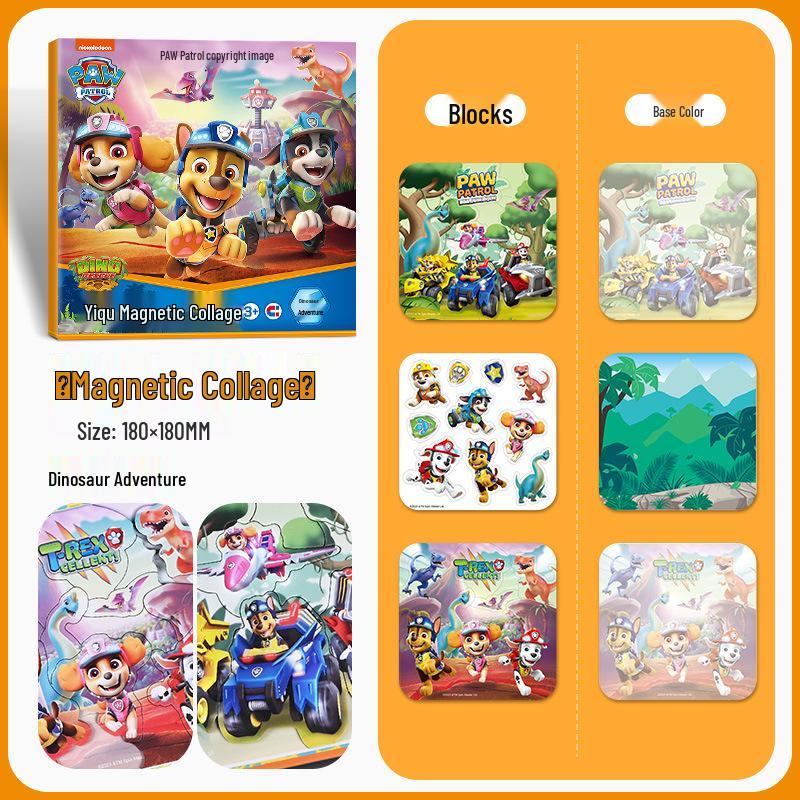 PAW Patrol Magnetic Tile Stickers - Educational Toys for Kids Ages 3-6