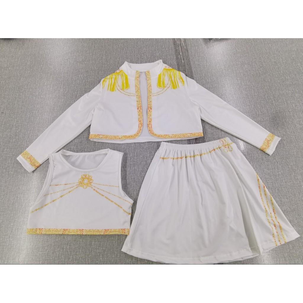 Meitenes K-POP Superzvaigznes Ballītes Cosplay Kostīms Bērnu Dziedātāja Rumi Mira Zoey Skolas Skatuves Šova Ietērps