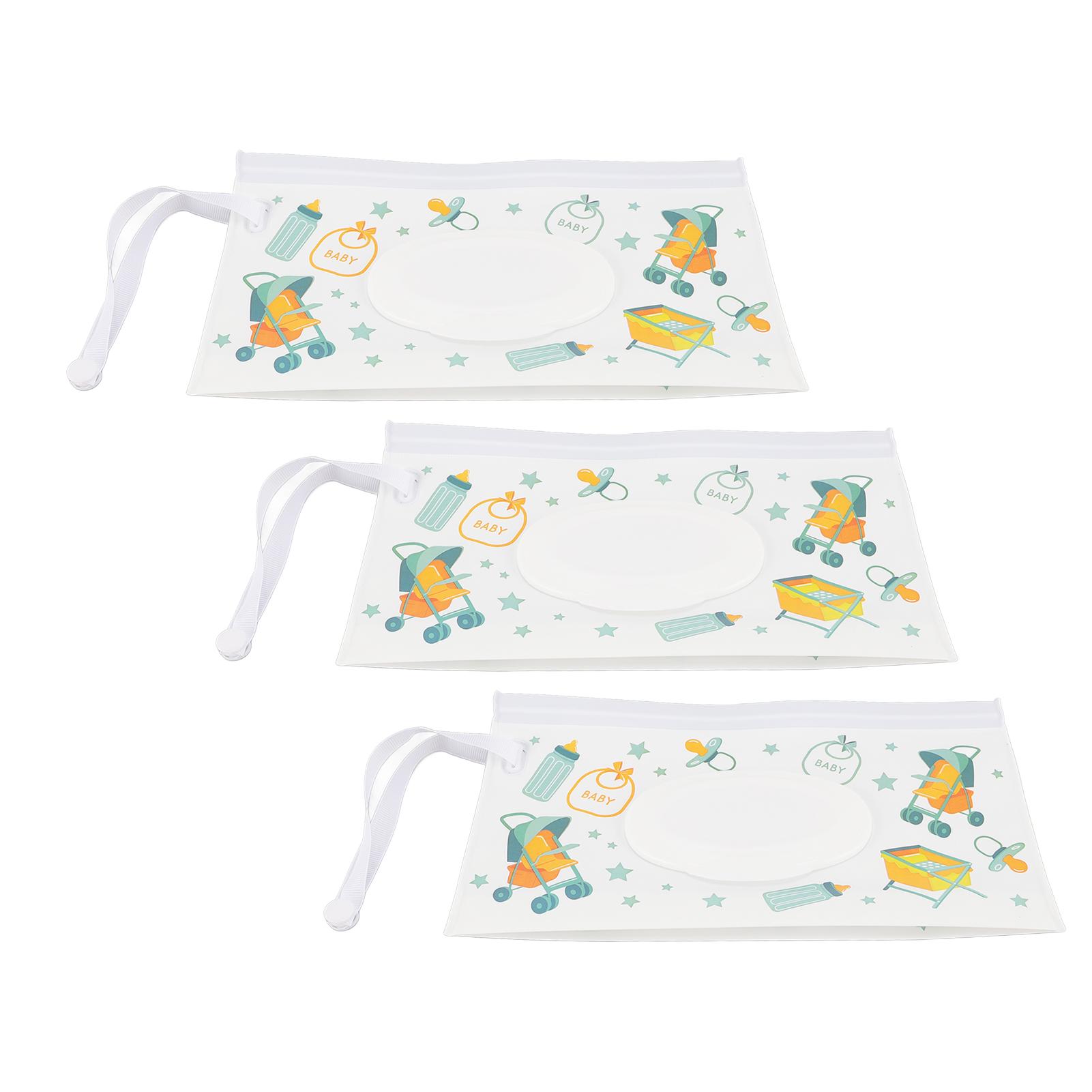 

3 шт. Сумка для салфеток, выдвижного типа, многофункциональная, портативная, из ЭВА, дорожный держатель для детских салфеток для семьи