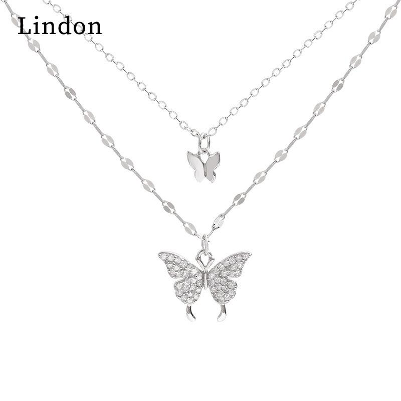

Женское ожерелье Lindon, кулон из медного сплава, циркон, модный подарок