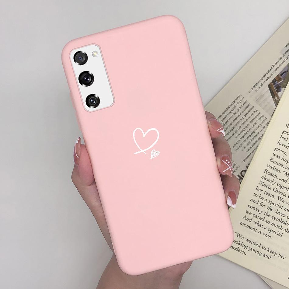 Case for Fundas Samsung Galaxy S20 FE S 20 FE S20FE Case Samsung S20 FE Phone Silicone Flower Cute Soft Back Cover Cases Bumper