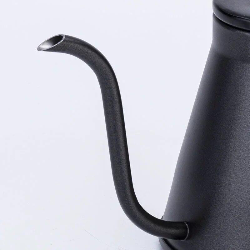 1.2L/ 42oz Coffee Kettle Thermometer Pour Over Stainless Steel Coffee Tea Pot Gooseneck Kettles Drip Barista Accessories 2024