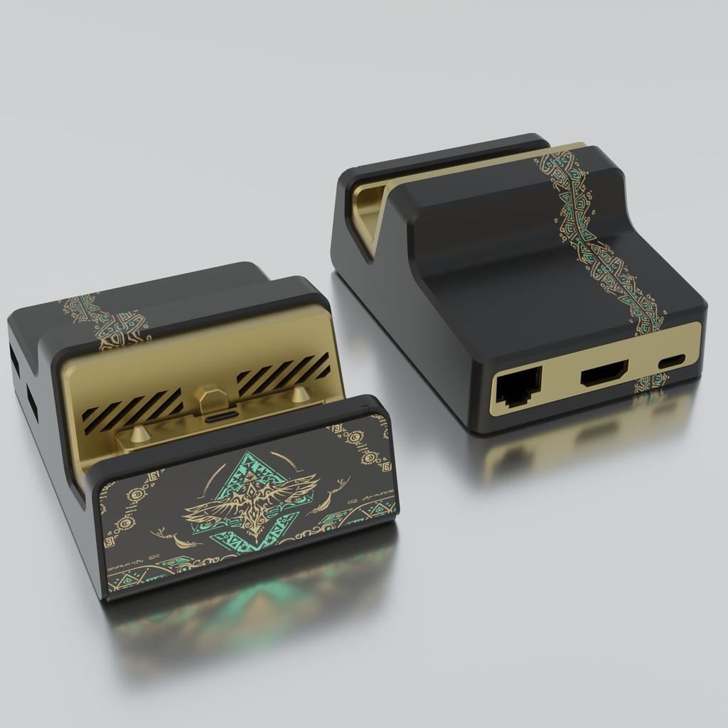 Dock Body and Circuit Board Chip Are Not Included Replacement Shell for eXtremeRate Nintendo Switch Dock AiryDocky DIY Kit In the Redesigned Portable