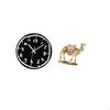 Acrylic Camel Wall Clock Ornament Modern Minimalist Animal Statue Decorative Sculpture for Indoor