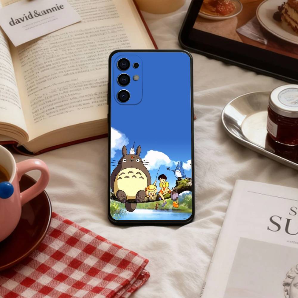 Cute My N-Neighbor Cat T-Totoro-MNT   Phone Case For Samsung S 25,24,23,22,30,21,10,9,Ultra,Plus,Lite,FE,4,5 G Soft Black Case