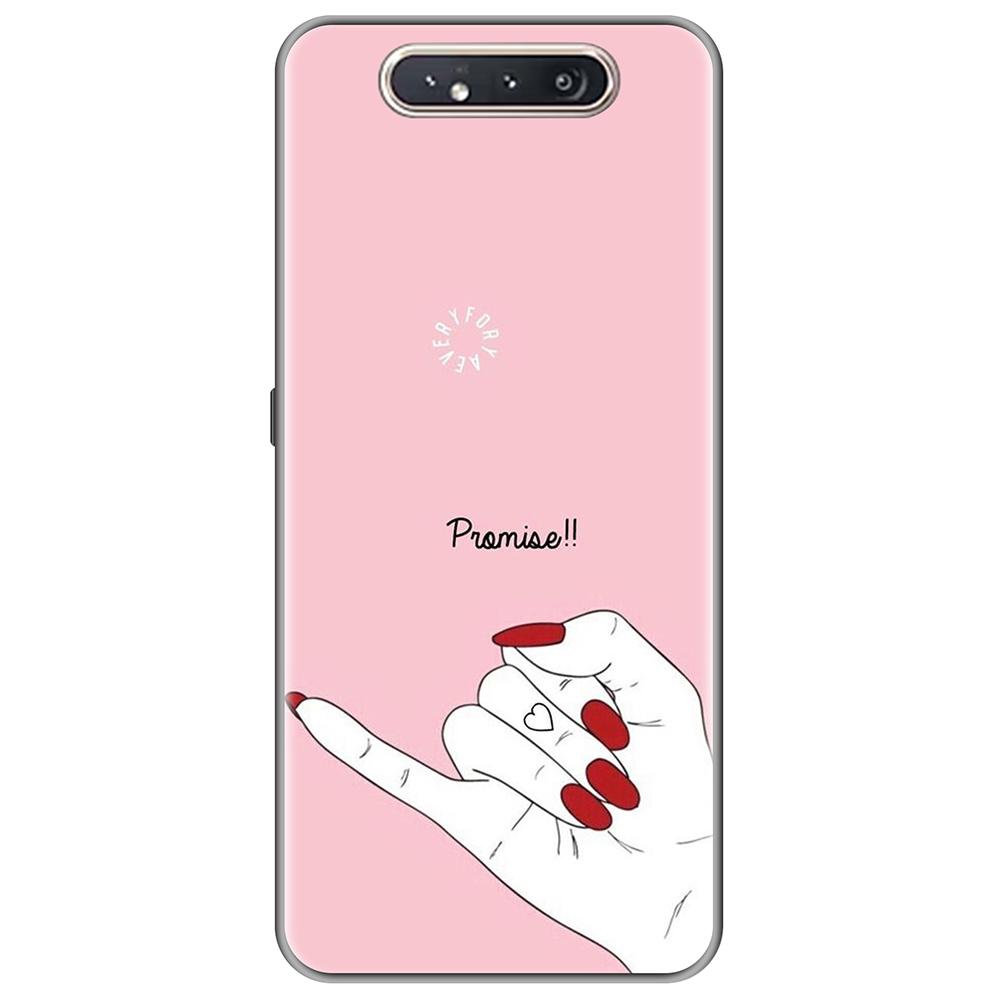 

Чехол для Samsung Galaxy A80 черный силиконовый мягкий роскошный TPU Galaxy A80 задняя крышка 6,7 дюйма ударопрочный ультратонкий бампер A80-Style 18