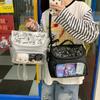 Nischen-Design-Sinn kleine Lebensmittel Crossbody, Studenten-Graffiti-Stickerei Rucksack cm Babytasche einzelne Schulter