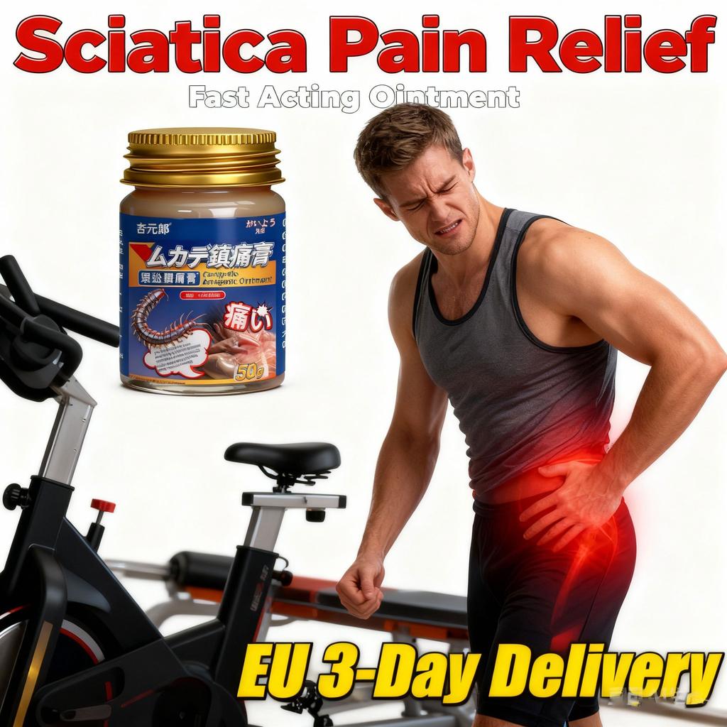 Gentle Sciatica Care Cream - Natural Herbal Skin-Safe Deep Soothing