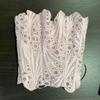 Hollow Flower Lace Fishbone Shapewear Slim Fit Lace-up Corset Underwear for Women  Women