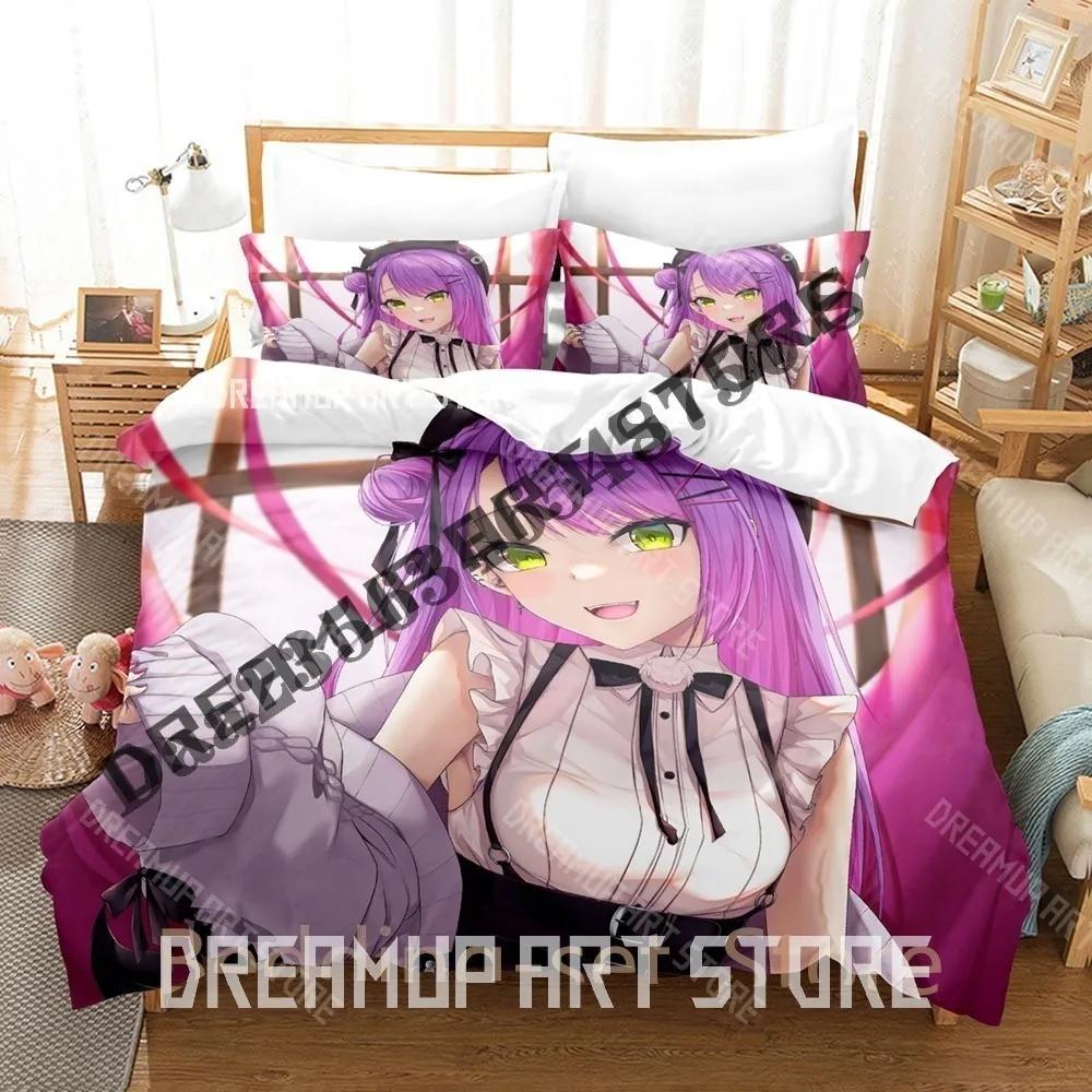 3D Print Tokoyami Towa Bedding Set Single Twin Full Queen King Size Bed Set Adult Bedroom Duvetcover Sets Anime Bed Sheet Set
