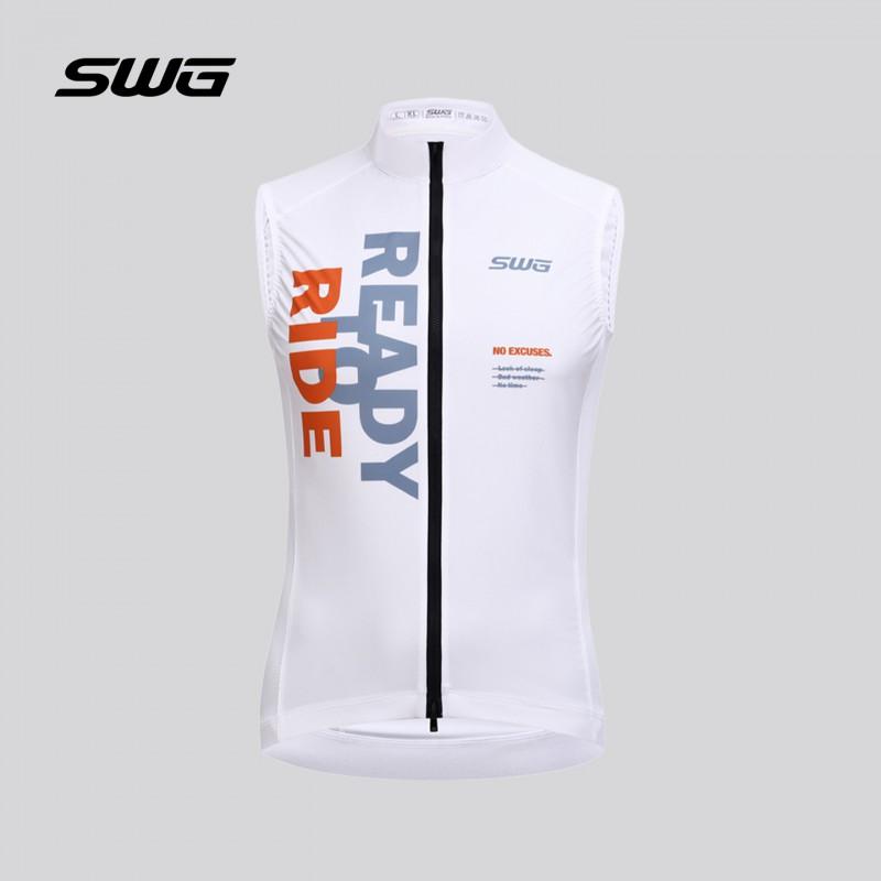Mens Cycling Windbreaker Waterproof Bike Jacket Gilet Cloud Route