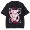Manga JoJos Bizarre Adventure Diavolo Grafik T-Shirt Herren Hohe Qualität Baumwolle T-Shirts Lässig Manga Tee Harajuku Herren T-Shirt