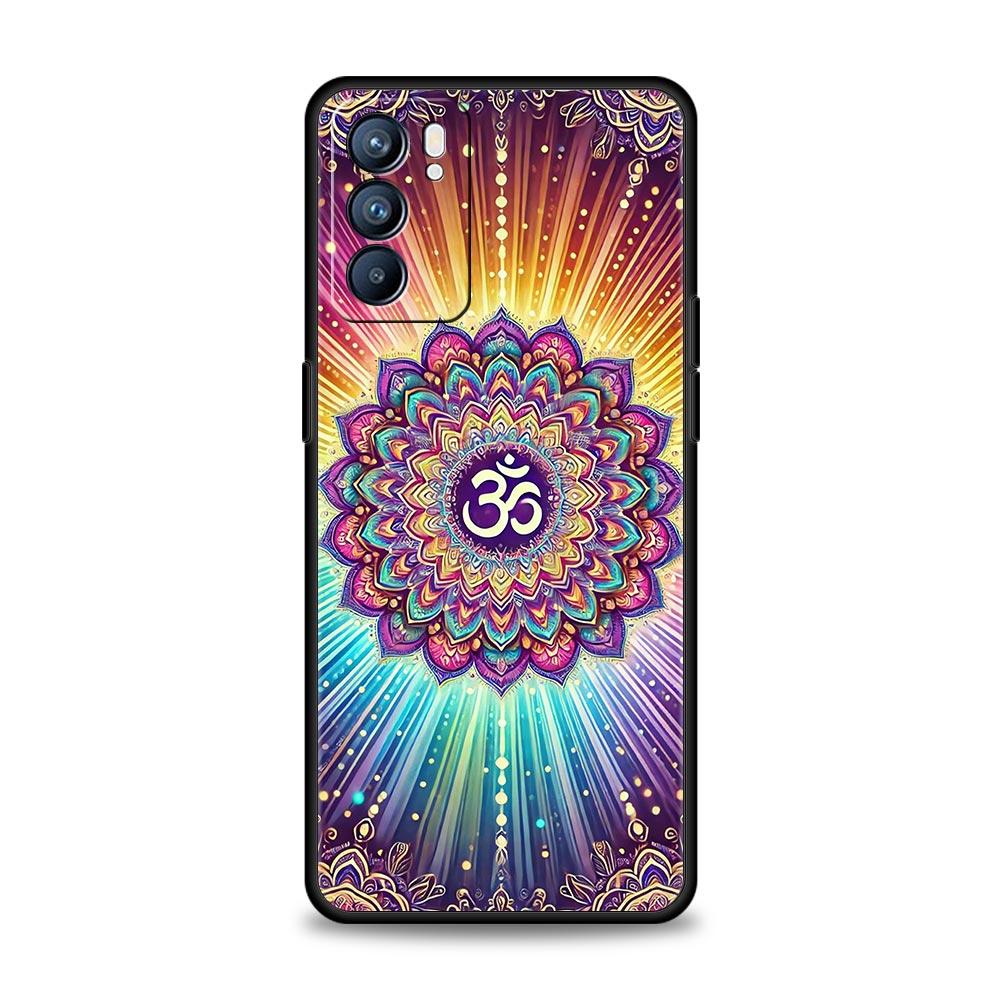 

Indian Pattern Mandala Phone Case For Oppo A17 A31 A54 A57 A78 A79 A98 Find X5 X6 Reno 6 7 8 10 11 12 13 F Pro 5G Soft TPU Cover Reno7 5G