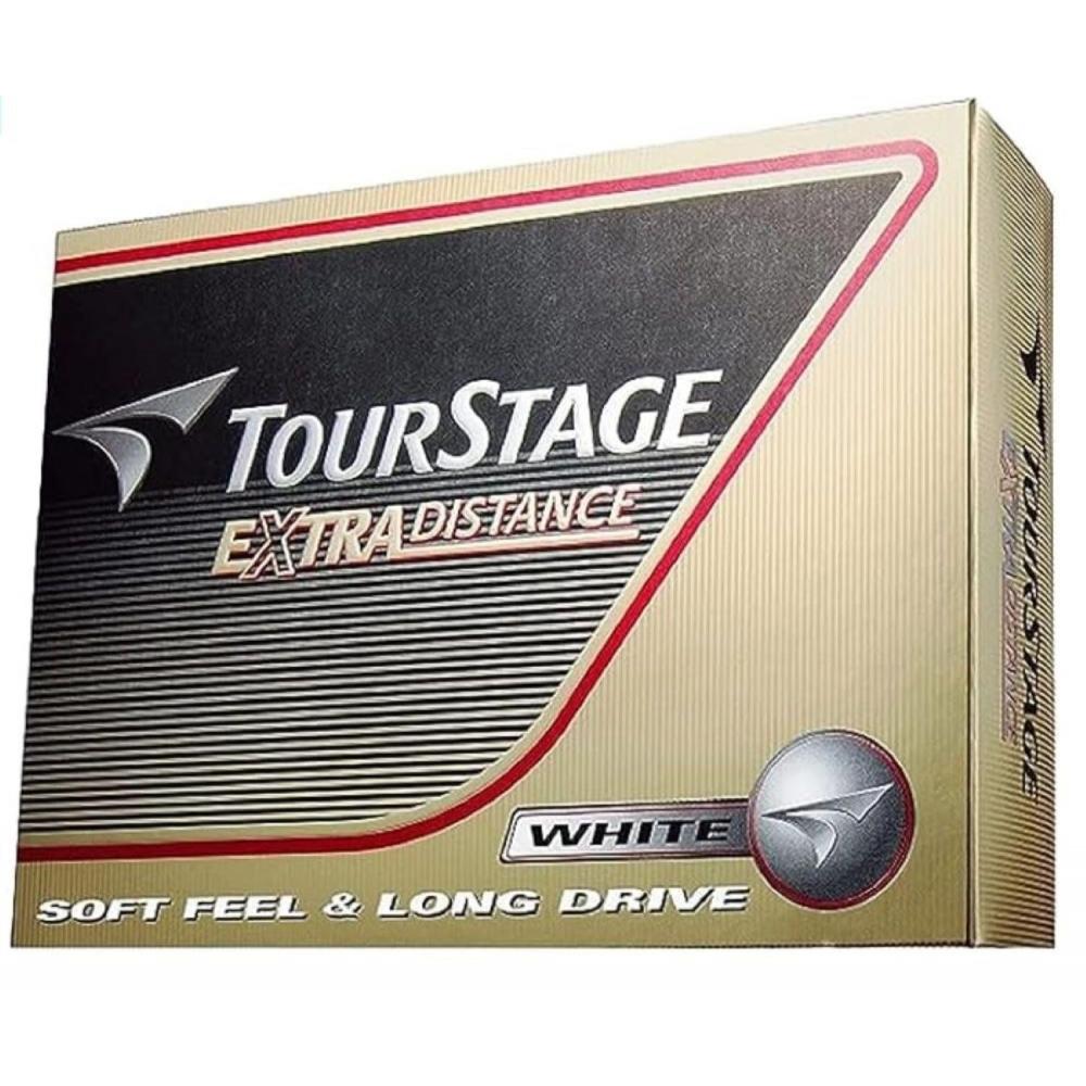 Bridgestone Golfball Tour Stage Extra Distance 3 Dusin (36 baller) + Teesett