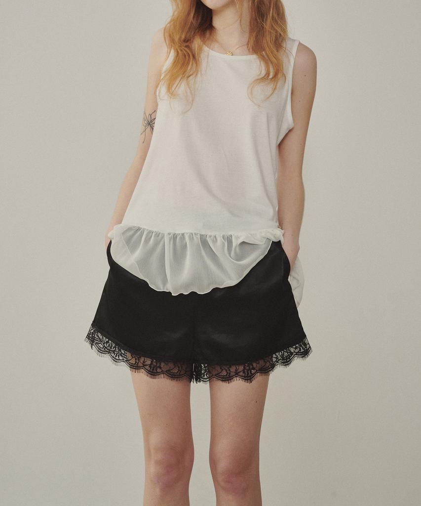 Melly And Rose Satin Lace Shorts (314808)