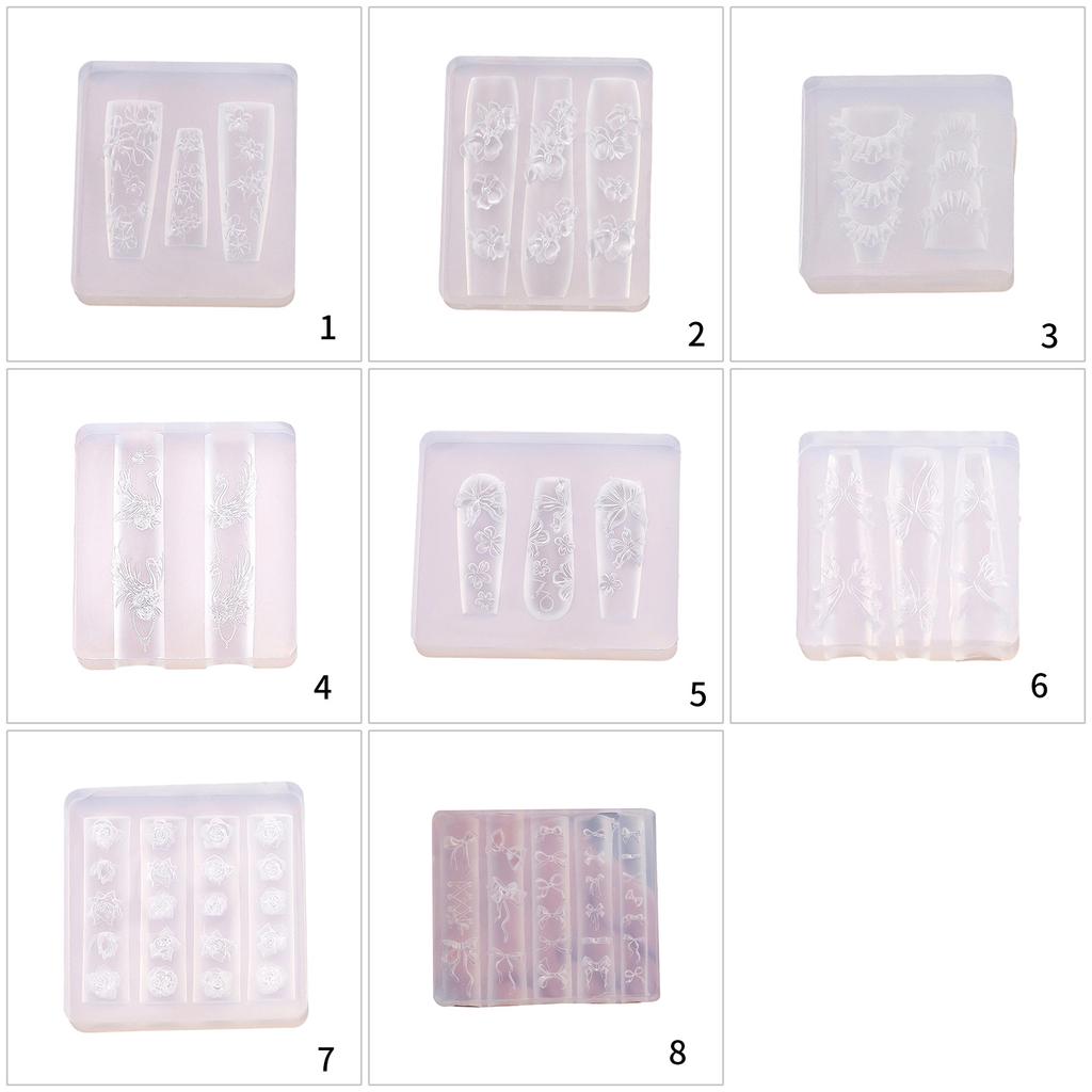 Flower Resin Molds Resin Nail Art Decorations Mold Jewelry Casting Mold for Epoxy Earring Necklace Pendant Resin Crafts