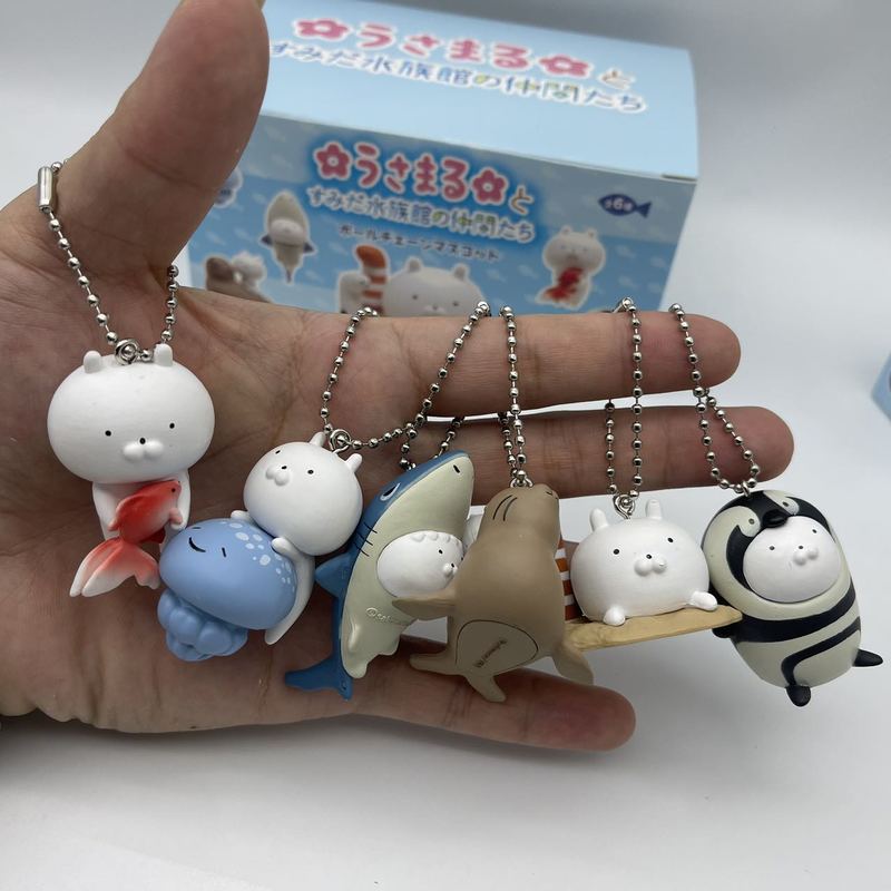 New In Stock Rabbit Pills And Ocean Partner Aquarium Limited Edition Blind Box Sea Elf Penguin Pendant Bag Pendant Surprise Gift