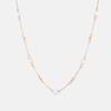 Rene Perla Sterling Silver Rose Necklace 42cm A243Sn9112Rph