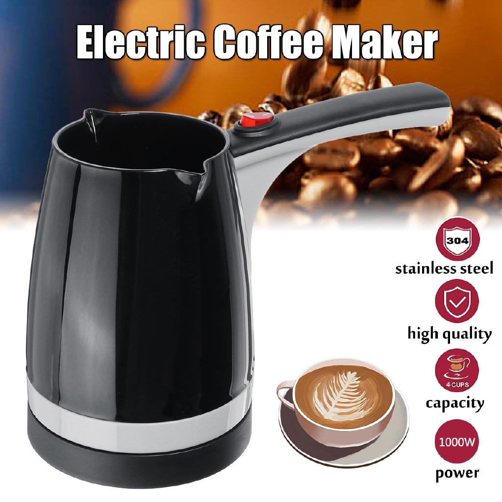 Coffee Pot Electric Turkish Coffee Maker Turkish Style High Capacity Quick Heat Tea/Milk Making Machine Household 1000W