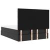 Ottoman Bed with Mattress Black 140x190 cm Faux Leather