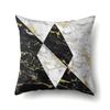 Nordic Style Ins Marble Polyester Pillowcase Car Decoration Home Printed Waist Cushion Pillowcase