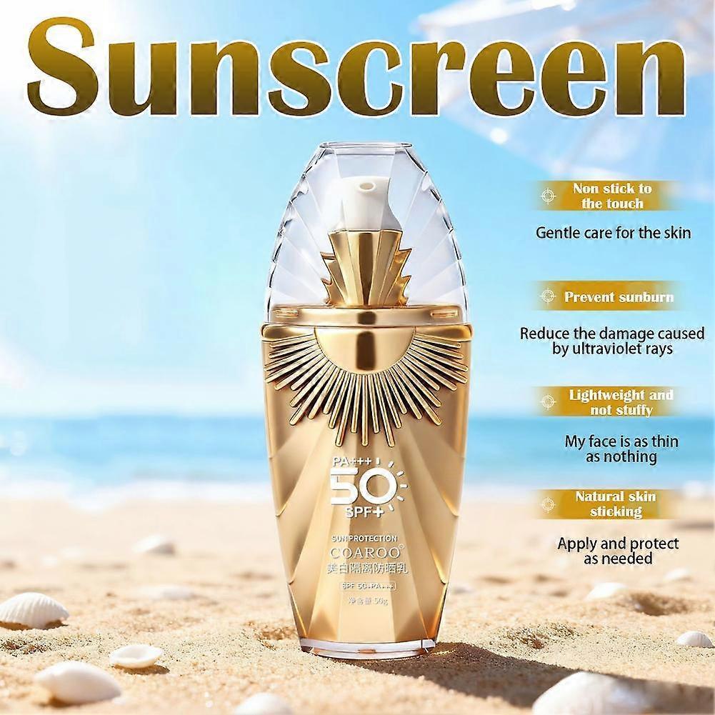 Isolation Sun Cream SPF50 PA+++ Brightening UV Protection Face Moisturizer