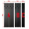 Wooden clothes hanger Lamele 98cm module 40cm black