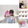 Adorable Rainbow Cartoon Silicone Kids Backpack With 3d Rabbit Smile And Stylish Design