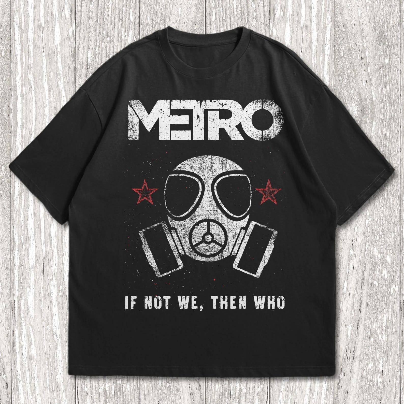 Metro Exodus T-Shirt, Horror Video Game Tee, Shouter Video Game Shirt 4XL
