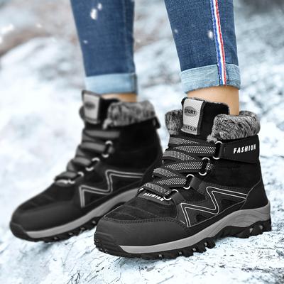 Herren Schneestiefel 2025 Winter Neue Stiefeletten Warme Plüsch Freizeit Wasserdichte Baumwollstiefel Mode Baumwollschuhe Herren Cowboy-Stiefel