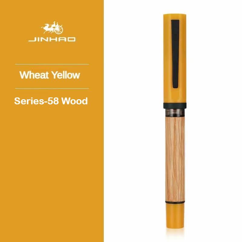JINHAO 58D Fountain Pen 6 Colors F EF Nib Ink Pen Writing Calligraphy Pen PK HONGDIAN MAJOHN Stationery School Office Supplies