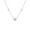 Fan Qi Baituong Starry Dot Zircon Pendant Necklace - Versatile Clavicle Chain for Women