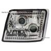 Ultra-Bright Dual-Lens LED Headlight Assembly for Foton GTL Tipper Truck, Model H4-B