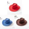 Western Cowboy Hat For Adults And Kids Sun Protection Stylish Summer Fashion Made Of Faux Leather