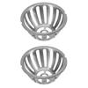 2PCS Stainless Steel Floor Drain Cover Dome Shape Storm Drain Filter Durable Drain Cover  Garden