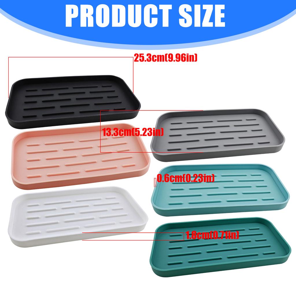 Sturdy Draining Rack With Nonslip Surfaces For Multiroom Water Drainage Solution
