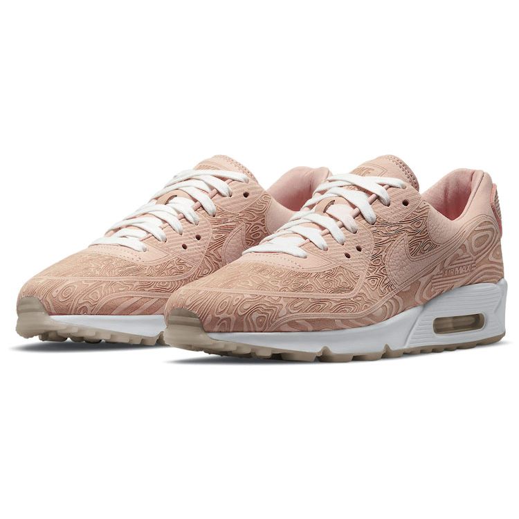 Nike Air Max 90 QS Laser Woodgrain Unisex Sneakers Cream Natural Summit-White DC7948-100