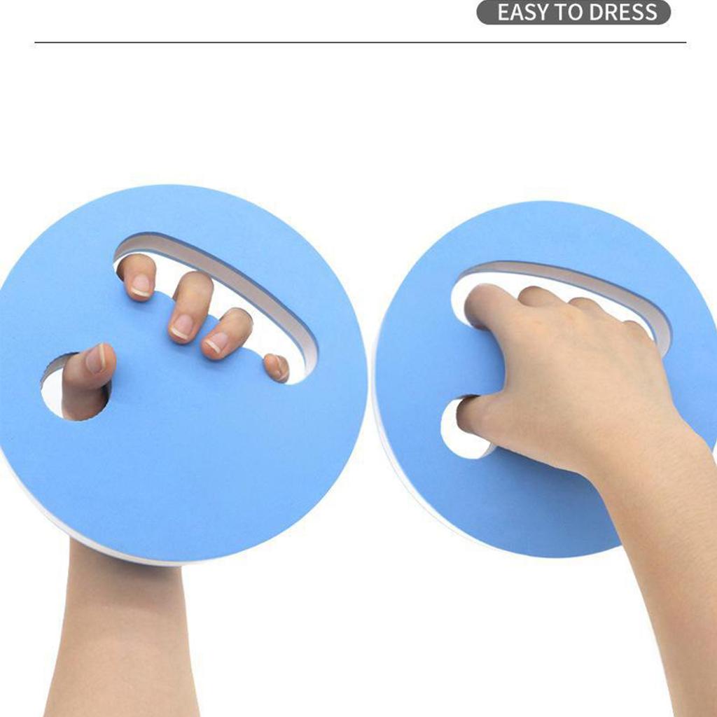 Water Exercise Gear With Enhances Grip Rings Nontoxic Swim Resistance Tool for Adults and Kids Pool Activity
