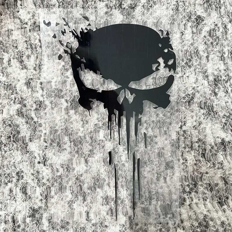 

Кровавый Череп Наклейка на Мотоцикл Гоночная Боковая Часть Кузова Топливный Бак Крутой Шлем Маслостойкие Наклейки для Ktm Aprilia Yamaha Kawasaki Suzuki BMW 15x10CM чёрный