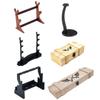 Sword Stand Stand Wood Sword Holder Ancient Chinese Rhyme Style Display Sword Stand Weapon Holder
