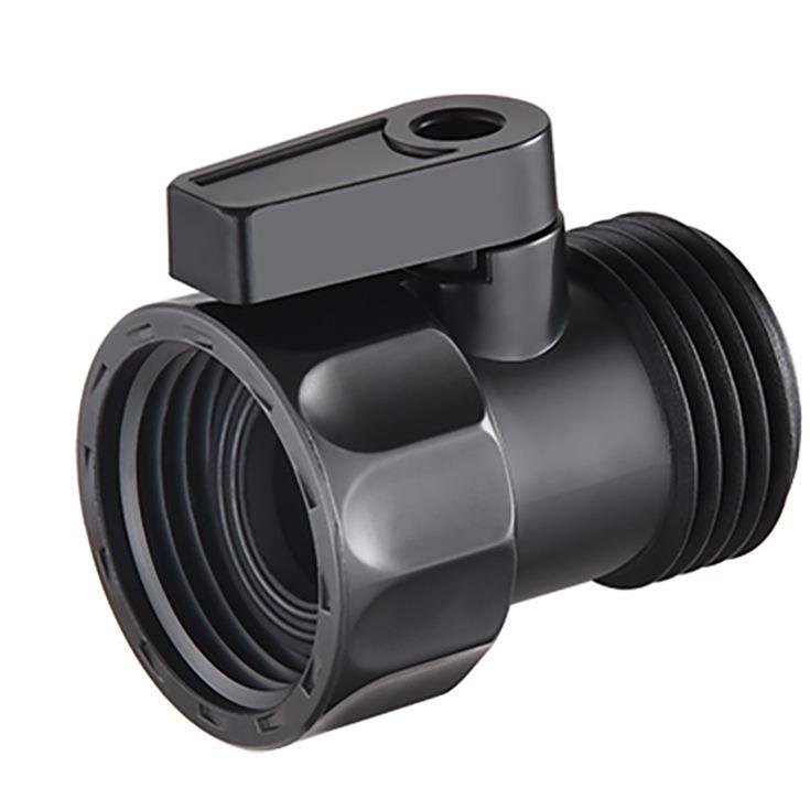 

1pcs 3/4 Plastic Garden Hose Shut Off Valve Standard Water Shutoff Valve Shut Off Ball Valve Thread Connector Coupling For Wate