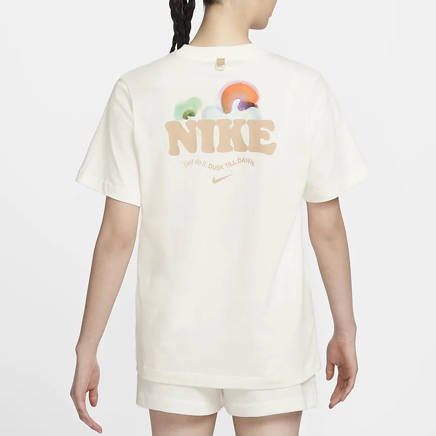 New Nike Sportswear Essentials Women's CrewNeck T-Shirt White HF6180-133