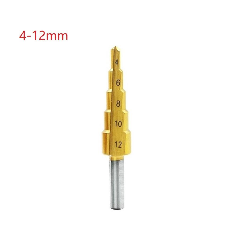 4-32mm/4-20mm/4-12mm Lépcsős Kúpfúró Arany HSS
