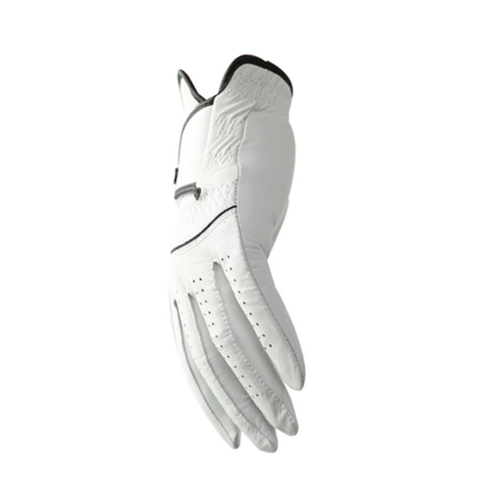 White Leather Golfing Glove Sheepskin Golf Accessories Soft Men's Sports Golf Glove  Golfer