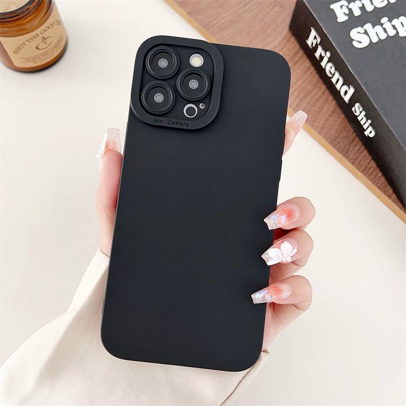 

Матовый чехол для Apple iPhone для моделей 12, 13, 14, 15 - Защитный чехол из ТПУ с покрытием soft-touch iPhone X/XS 5.8