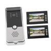 Video Intercom System 7 Inch Screen 120 degrees  Wide Angle Clear Image 2 Way Intercom Video Doorbell for Home