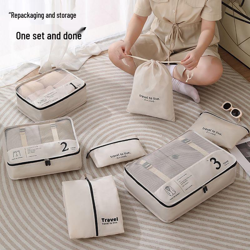 Travel Organizer Bags: Suitcase Storage for Clothes, Underwear, Pants, and Shoes - Ideal for Business Trips